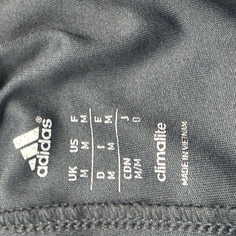 Adidas Training Shorts Mens Medium Black Gray Climalite Workout Basketball Gym - Picture 4 of 7